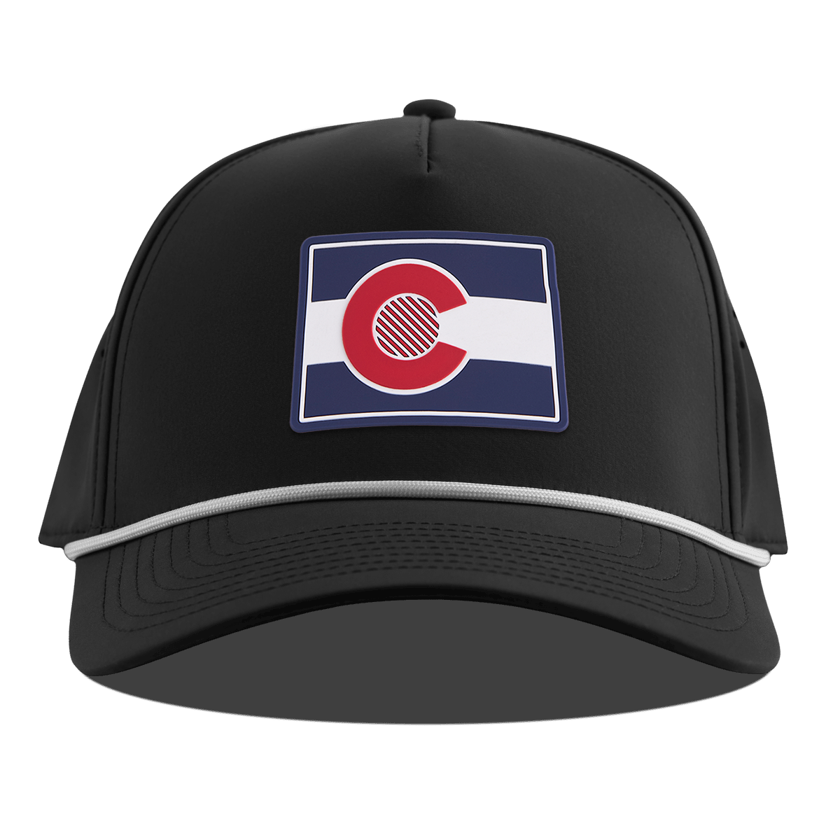 Colorado Patriot Series Curved 5 Panel Rope Black