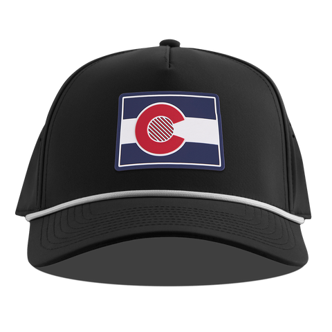 Colorado Patriot Series Curved 5 Panel Rope Black