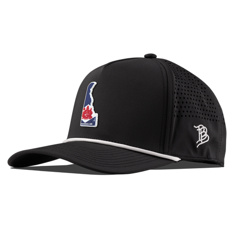 Delaware Patriot Series Curved 5 Panel Rope Black/White