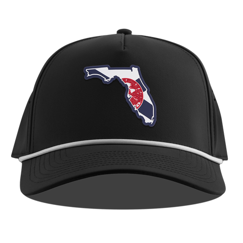 Florida Patriot Series Curved 5 Panel Rope Black