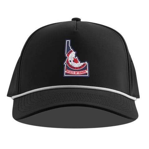 Idaho Patriot Series Curved 5 Panel Rope Black