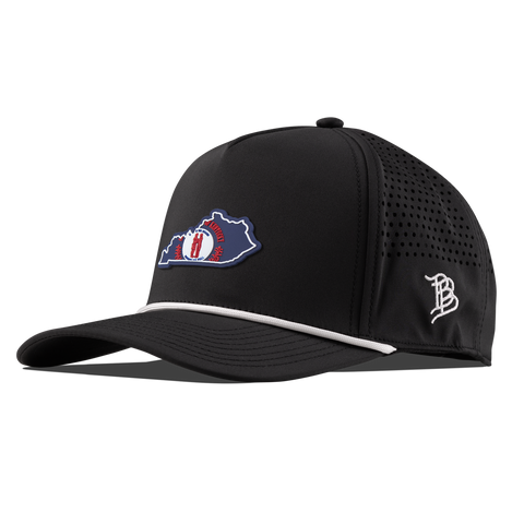 Kentucky Patriot Series Curved 5 Panel Rope Black/White