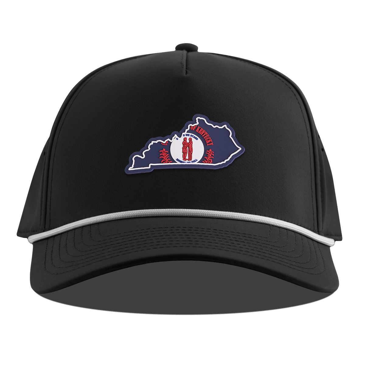 Kentucky Patriot Series Curved 5 Panel Rope Black