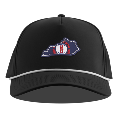 Kentucky Patriot Series Curved 5 Panel Rope Black