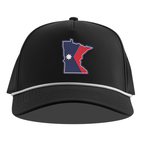 Minnesota Patriot Series Curved 5 Panel Rope Black