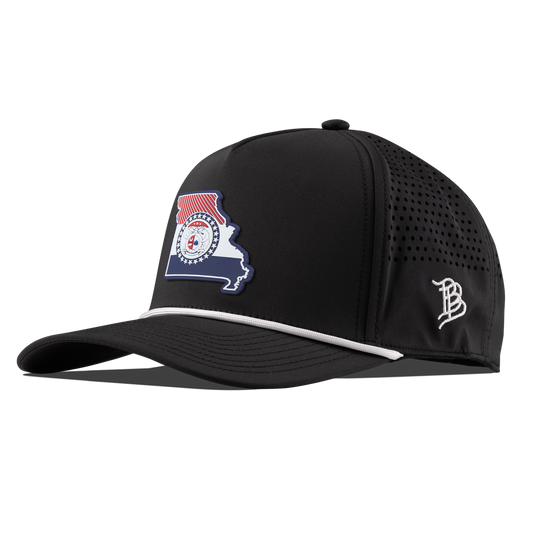 Missouri Patriot Series Curved 5 Panel Rope Black/White