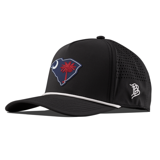 South Carolina Patriot Series Curved 5 Panel Rope Black/White