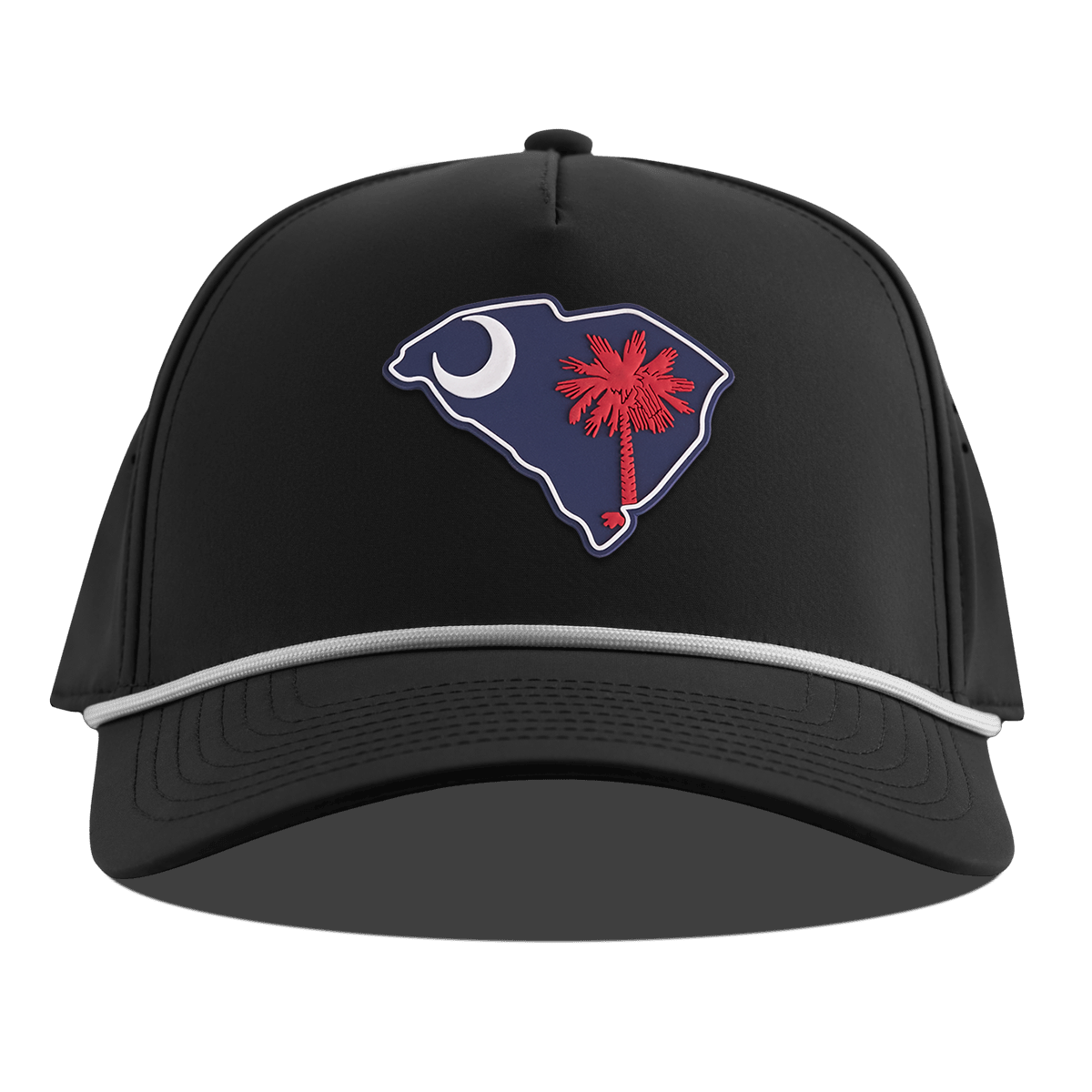 South Carolina Patriot Series Curved 5 Panel Rope Black