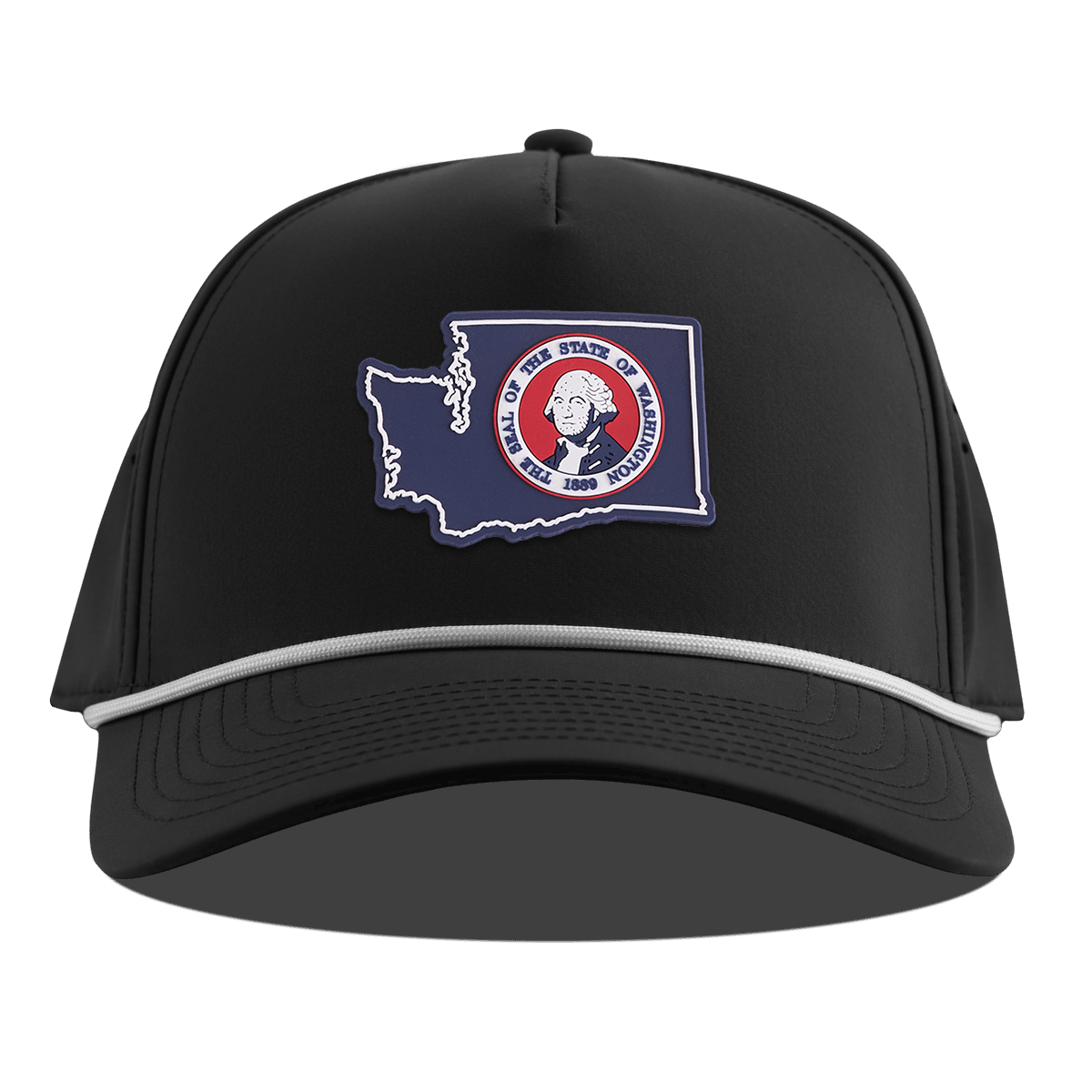 Washington Patriot Series Curved 5 Panel Rope Black