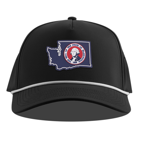 Washington Patriot Series Curved 5 Panel Rope Black