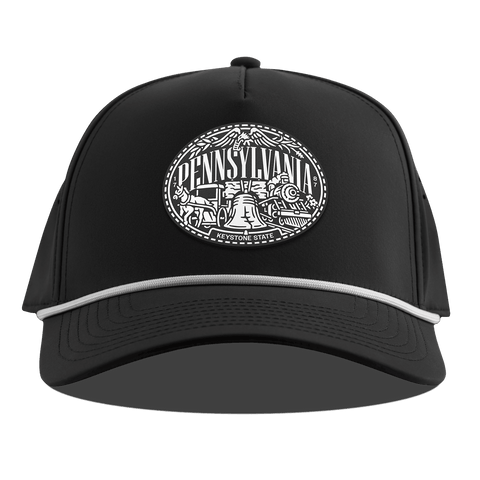 Pennsylvania Traveler Curved 5 Panel Rope Black