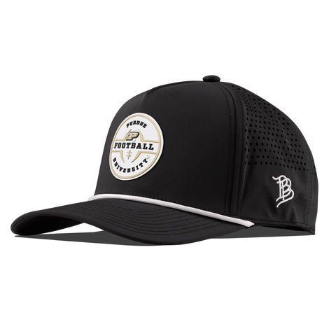Purdue University "Purdue Football Legacy" Curved 5 Panel Rope Black