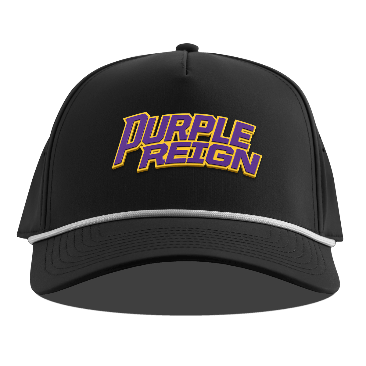 Louisiana State University "P Reign" Curved 5 Panel Rope Black
