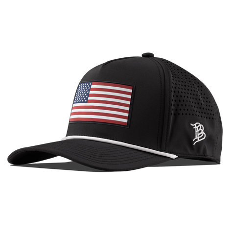 Salute PVC Curved 5 Panel Rope Black