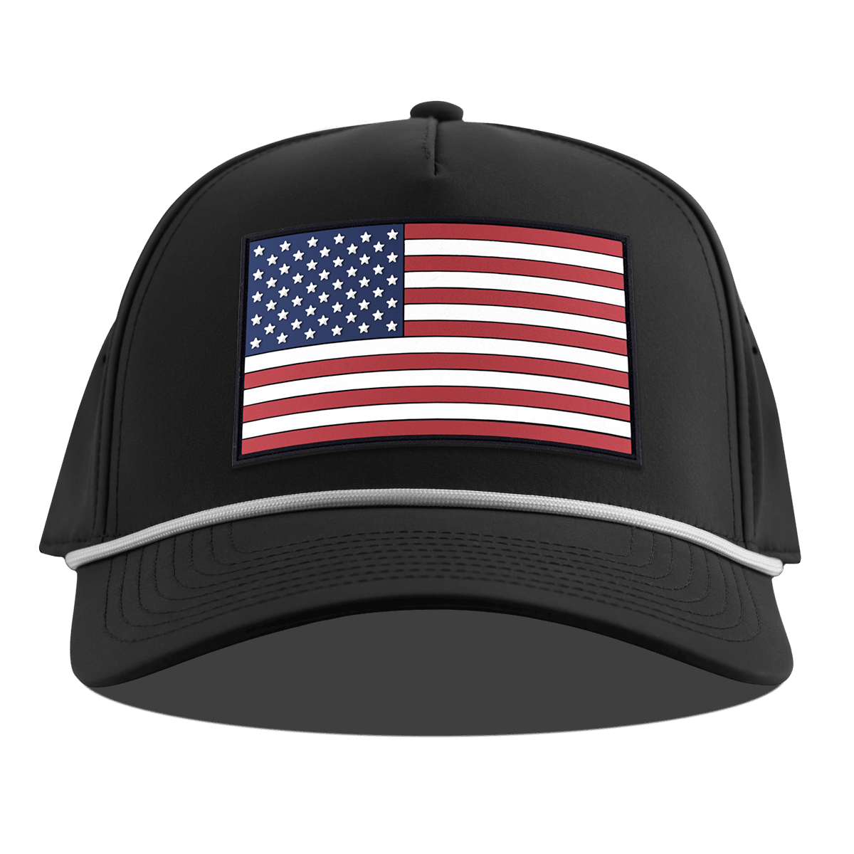 Salute PVC Curved 5 Panel Rope Black