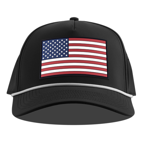 Salute PVC Curved 5 Panel Rope Black