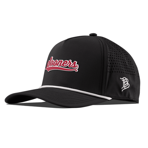 University of Oklahoma "Sooners Script" Curved 5 Panel Rope Black