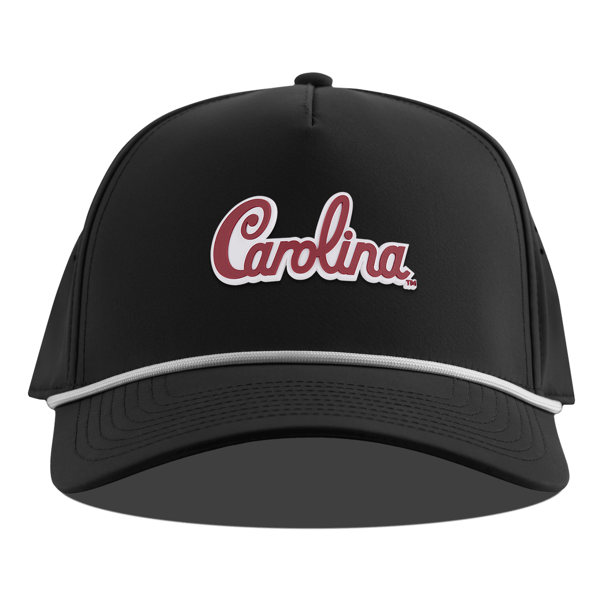 University of South Carolina "South Carolina Script" Curved 5 Panel Rope Black