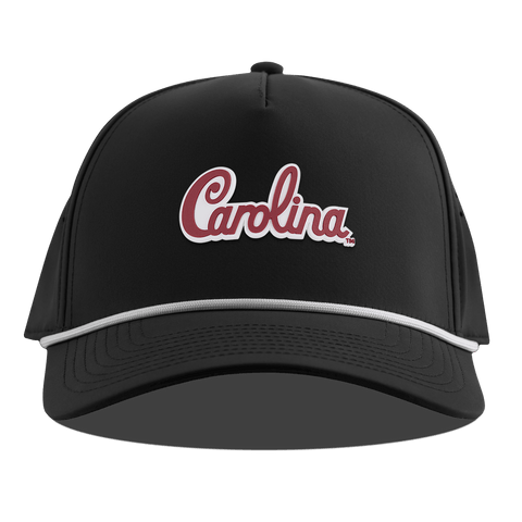 University of South Carolina "South Carolina Script" Curved 5 Panel Rope Black