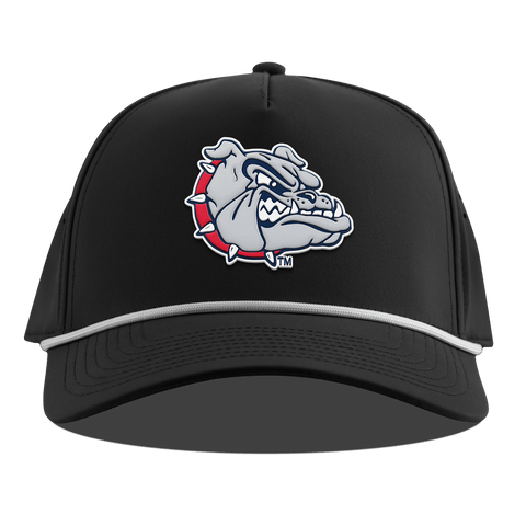 Gonzaga University "Spike The Bulldog" Curved 5 Panel Rope Black