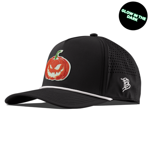 Jack-O-Lantern Glow Curved 5 Panel Rope Black