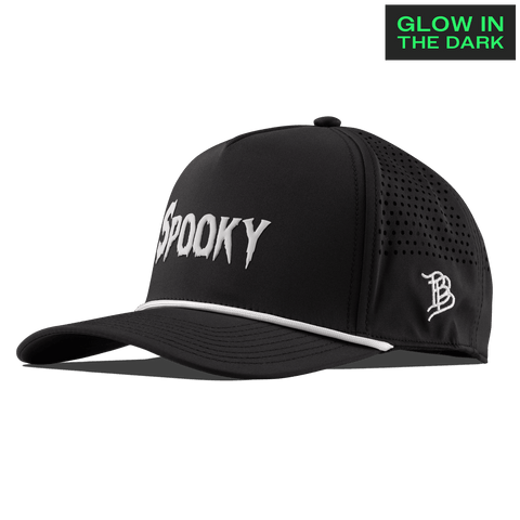 Spooky Glow Curved 5 Panel Rope Black