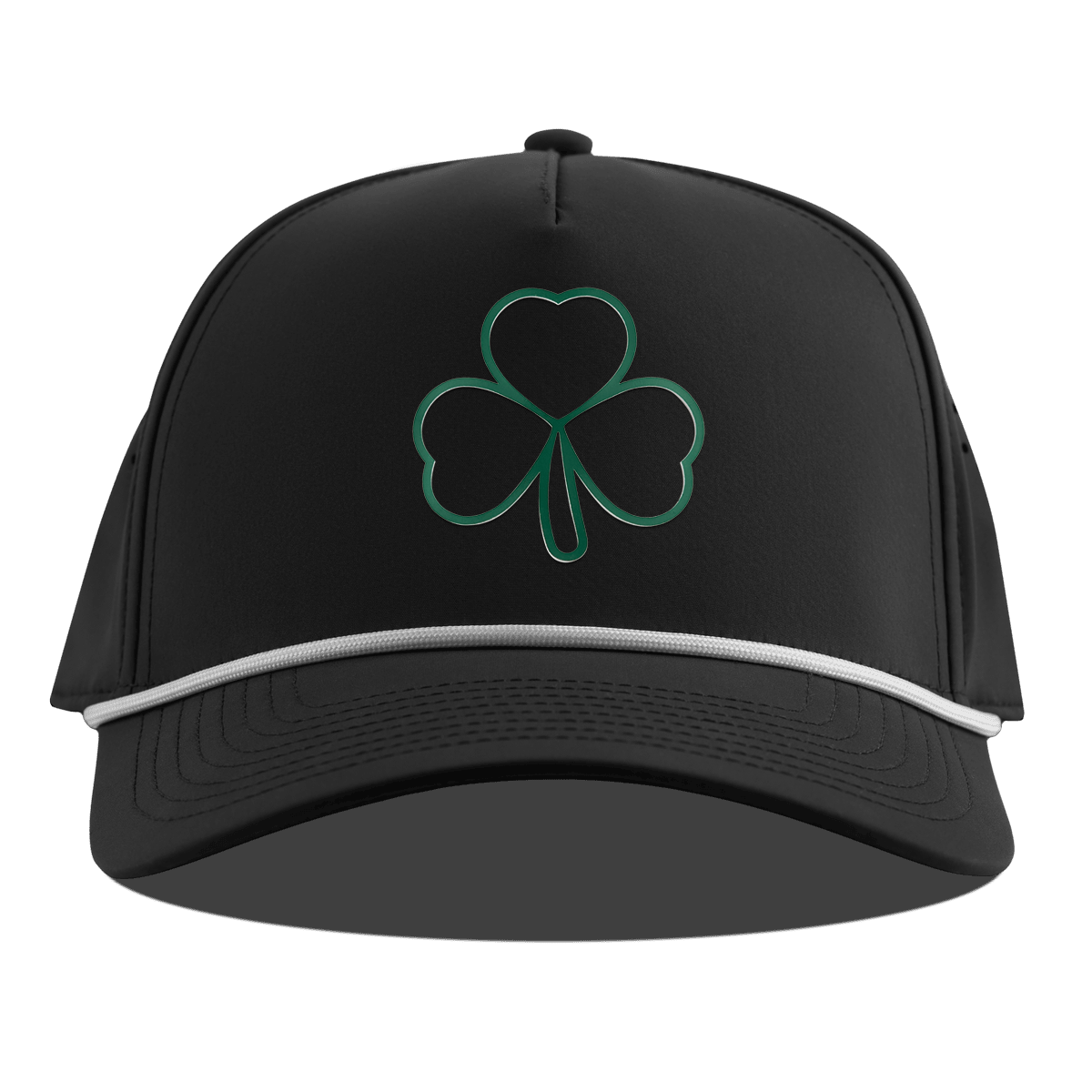 Stacked Shamrock Curved 5 Panel Rope Back