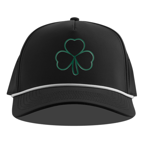 Stacked Shamrock Curved 5 Panel Rope Back