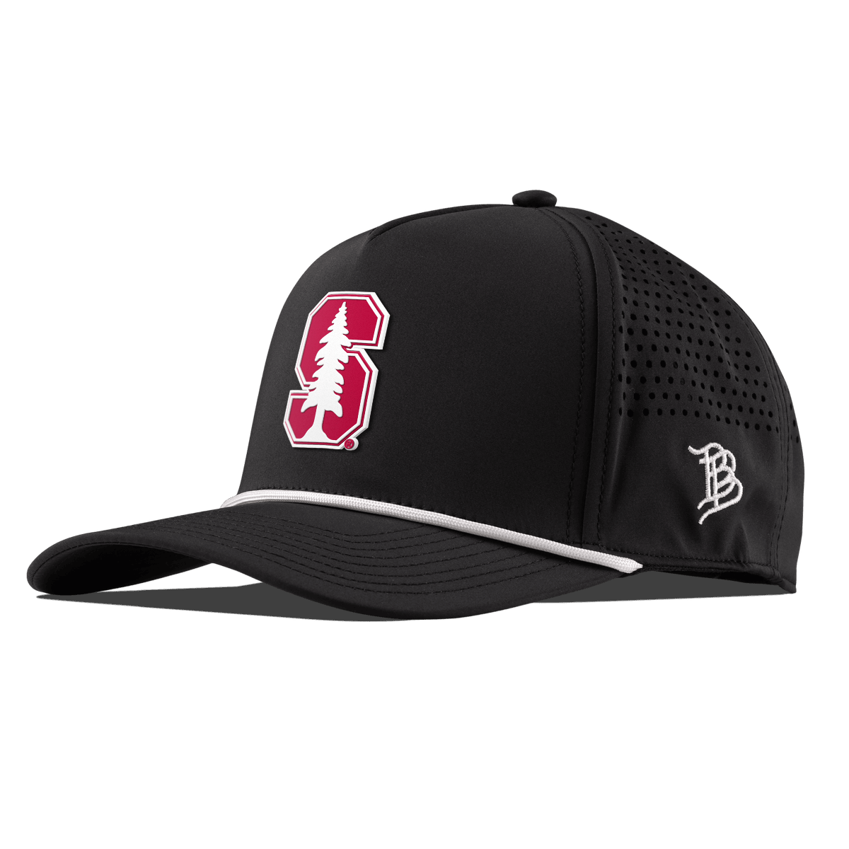 Stanford University "Stanford Team Logo" Curved 5 Panel Rope Black