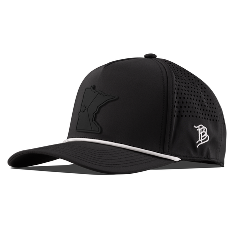 Minnesota Stealth Curved 5 Panel Rope Black