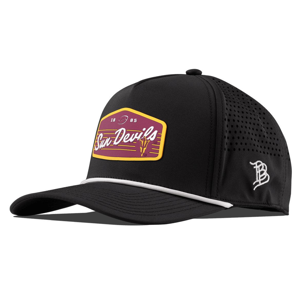 Arizona State University "Sun Devils Football" Curved 5 Panel Rope Black