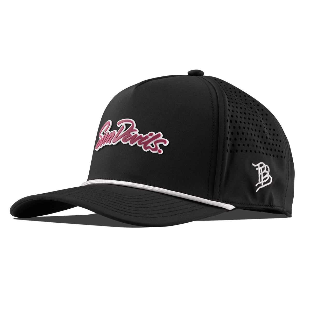 Arizona State University "Sun Devils Script" Curved 5 Panel Rope Black