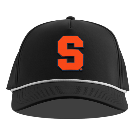 Syracuse University "Syracuse Orange Block" Curved 5 Panel Rope Black