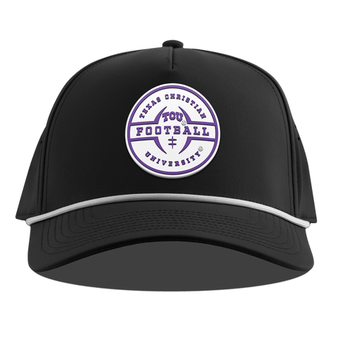 Texas Christian University "TCU Football Legacy" Curved 5 Panel Rope Black