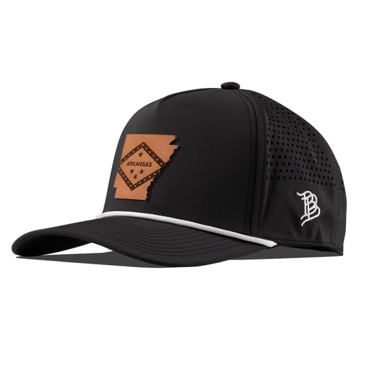 Arkansas 25 Curved 5 Panel Rope Black/White