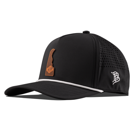 Delaware 1 Curved 5 Panel Rope Black/White