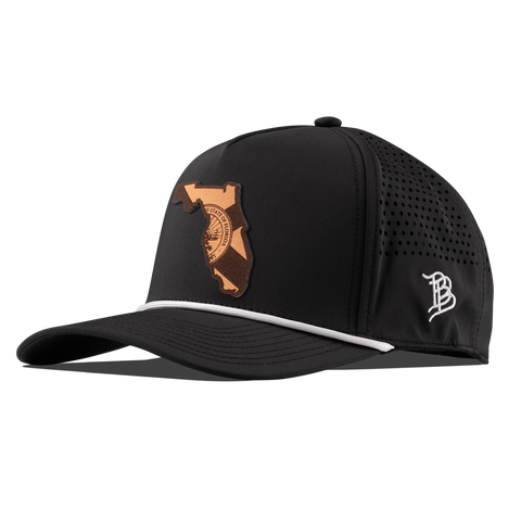 Florida 27 Curved 5 Panel Rope Black/White