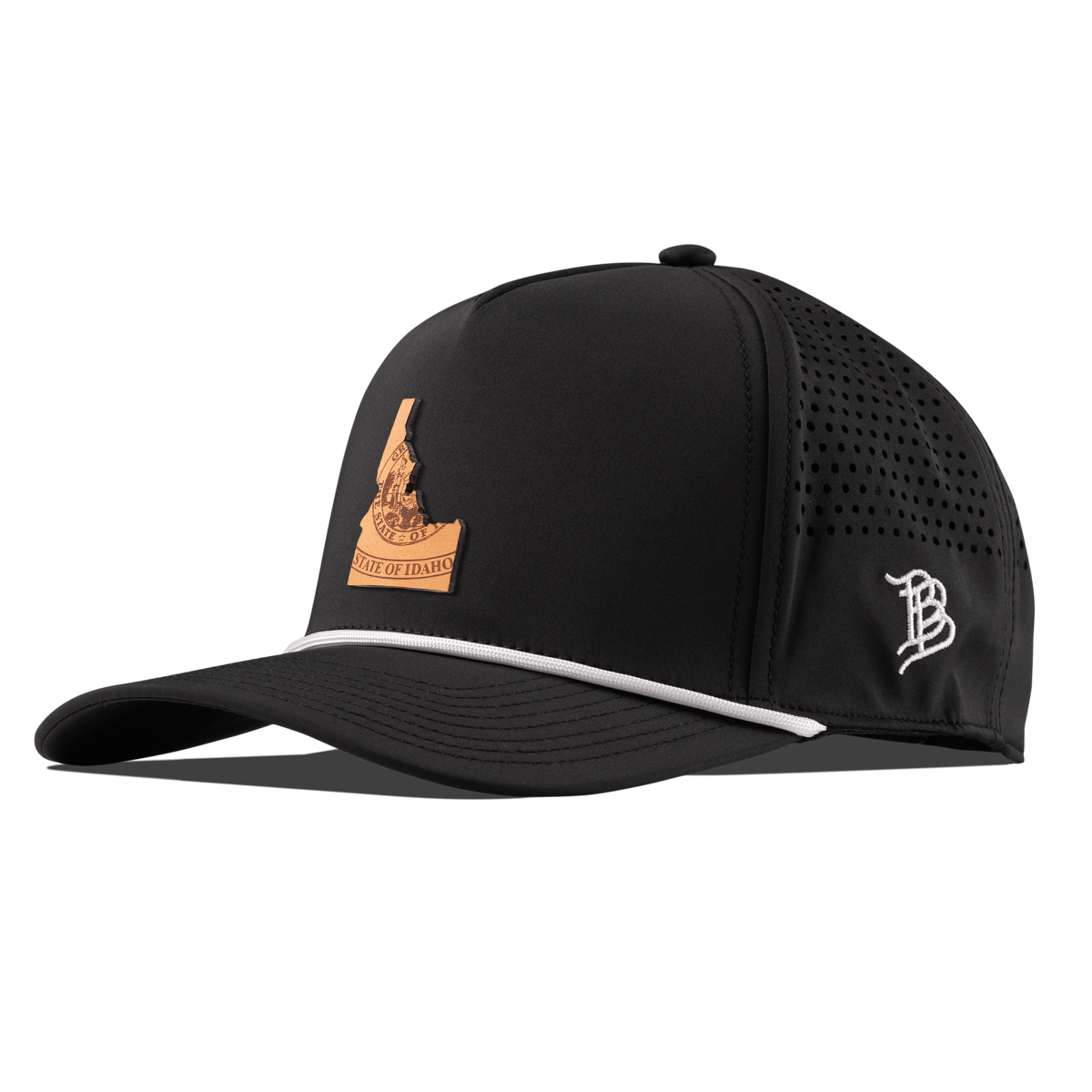 Idaho 43 Curved 5 Panel Rope Black/White