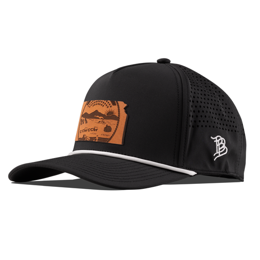 Kansas 34 Curved 5 Panel Rope Black/White