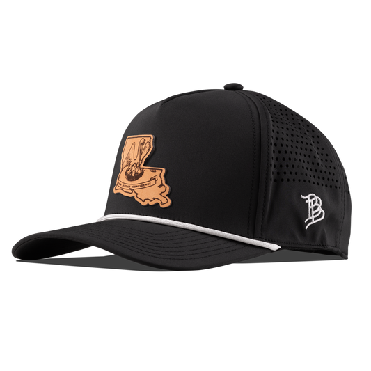 Louisiana 18 Curved 5 Panel Rope Black/White