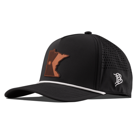 Minnesota 32 Tan Curved 5 Panel Rope Black/White