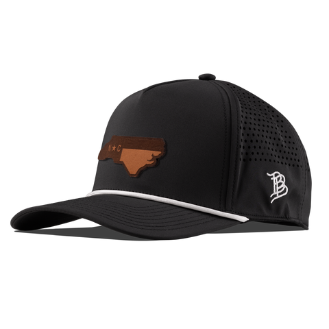 North Carolina 12 Curved 5 Panel Rope Black