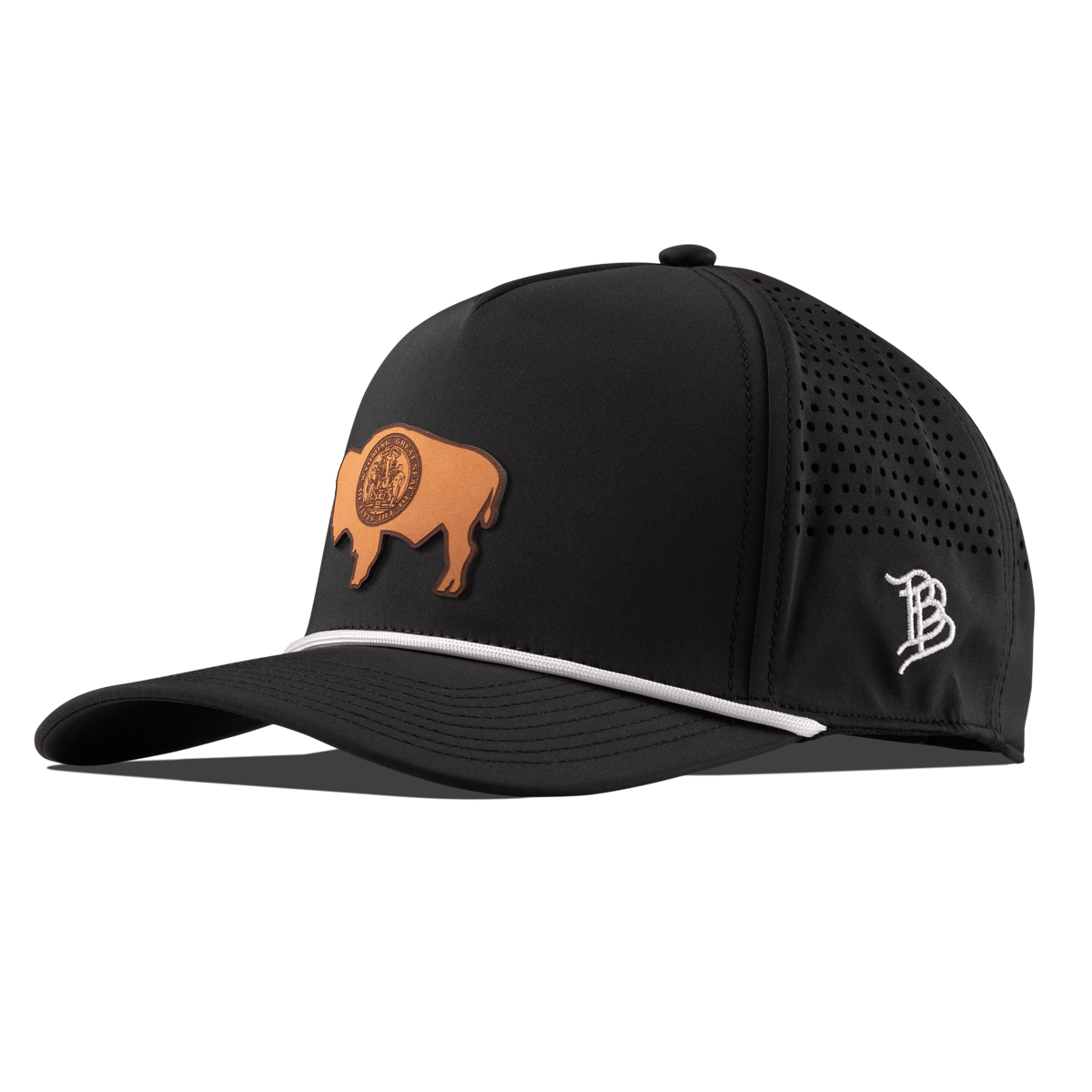 Wyoming 44 Curved 5 Panel Rope Black/White