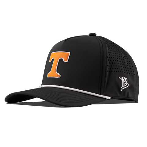 University of Tennessee "Tennessee Block" Curved 5 Panel Rope Black