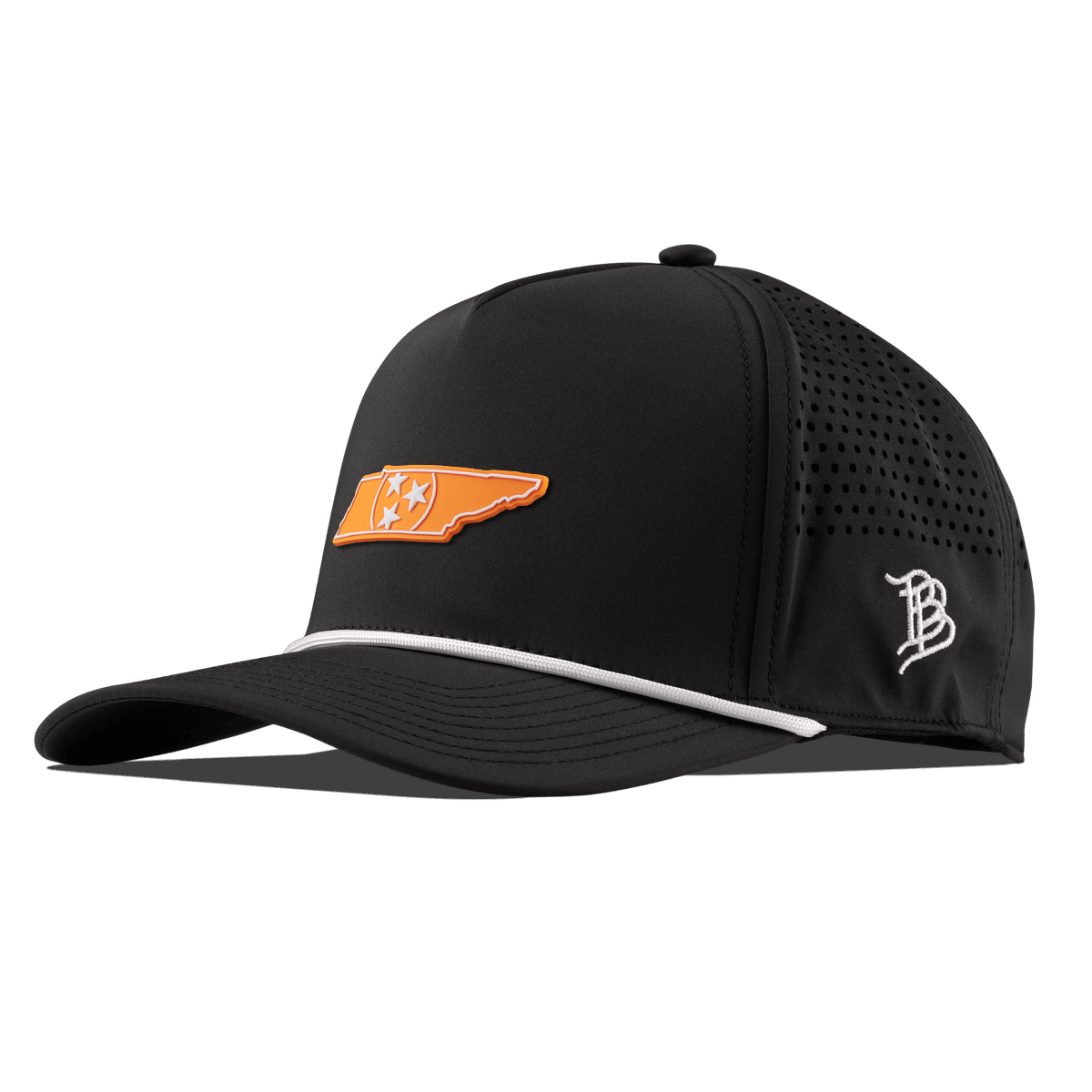 University of Tennessee "Tennessee Orange" Curved 5 Panel Rope Black/White