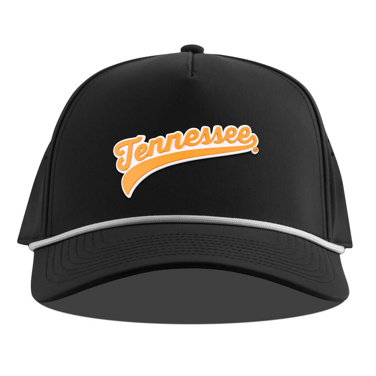 University of Tennessee "Tennessee Script" Curved 5 Panel Rope Black