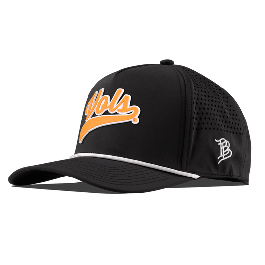 University of Tennessee "Tennessee Vols Script" Curved 5 Panel Rope Black