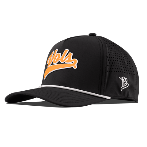 University of Tennessee "Tennessee Vols Script" Curved 5 Panel Rope Black