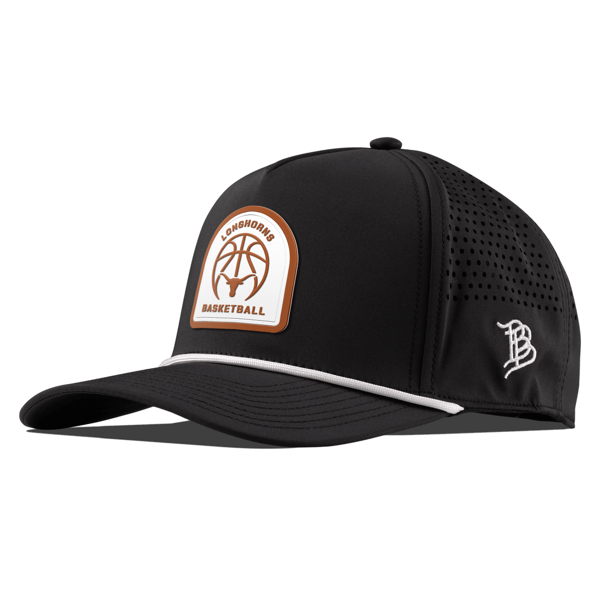 University of Texas "Texas Basketball" Curved 5 Panel Rope Black