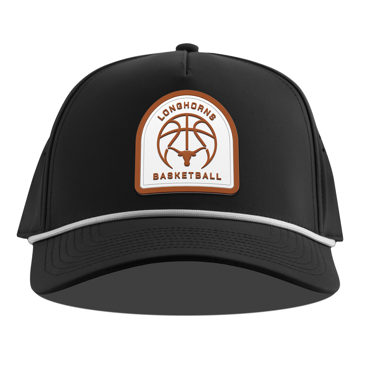 University of Texas "Texas Basketball" Curved 5 Panel Rope Black